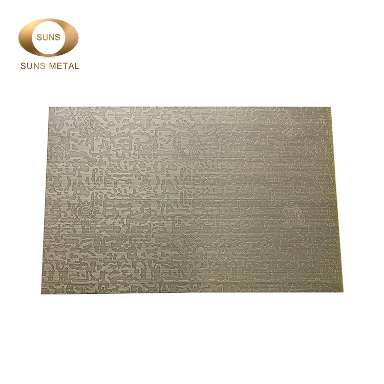 
Foshan New Designs Prime quality Etching Stainless Steel for Elevator Cabin 
