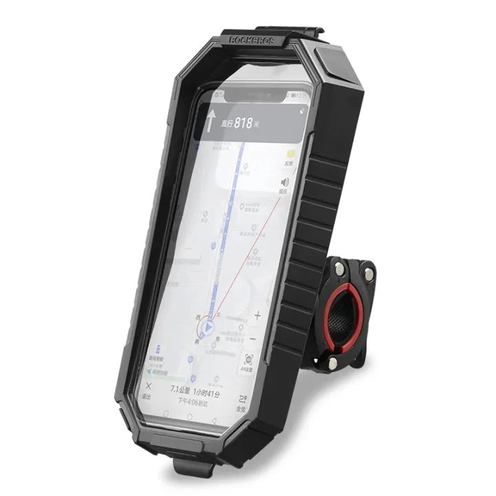 ROCKBROS Universal Abs Phone Holder Mount for Bike Handlebar Bicycle Phone Mount for Bike Waterproof Motorcycle Phone Bracket