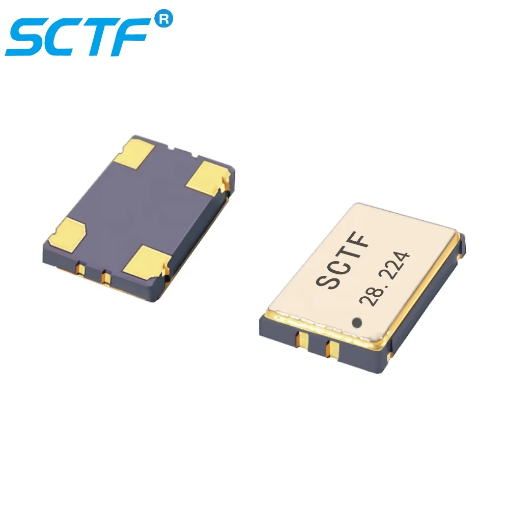 SCTF Passive Components Crystal 7050 7.0mm*5.0mm Oscillators 28.224MHz 3.3V 50ppm CMOS