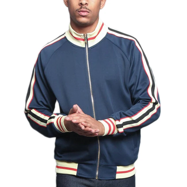 BILLIONS mens casual active premium track jackets zipper custom track jacket mens
