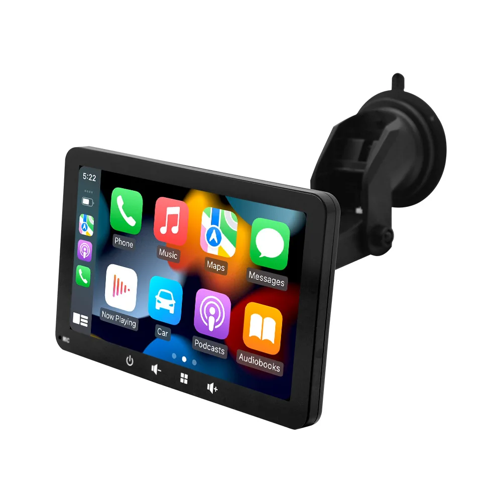 7 Inch Portable Audi Car Navigator Wireless CarPlay/Android AUTO Multifunction MP5 Stereo Player DVD MP3/MP4 CD Radio