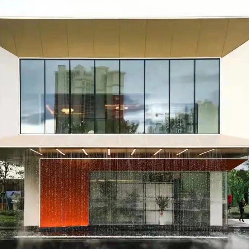 Commercial High-rise Building Aluminum Curtain Wall Energy Saving Soundproof Tempered Glass Curtain Wall