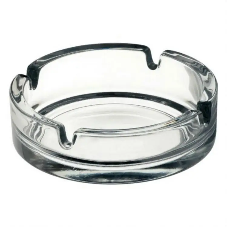 Wholesale High Quality Round Smoking Cigar Glass ashtray
