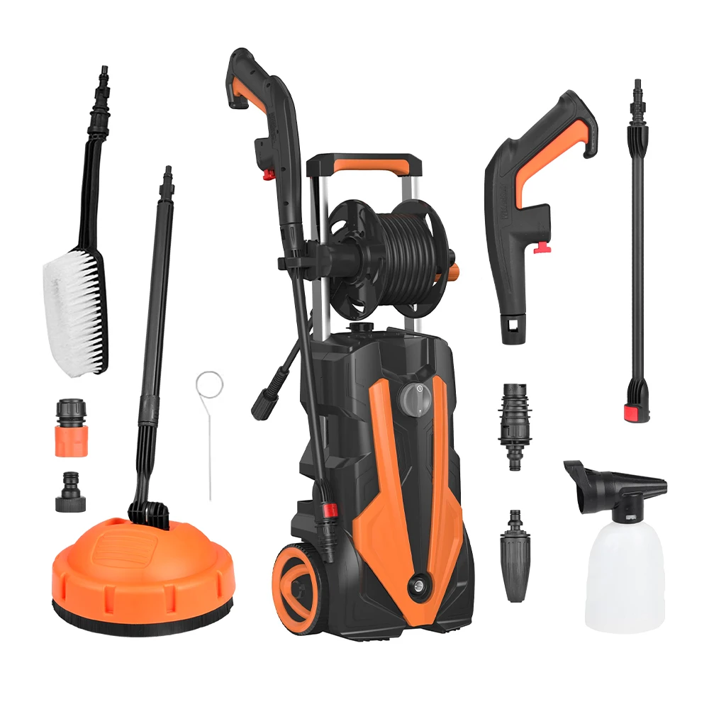 
Car Washer Machine with 5M Hose Electric Pressure Washer High Pressure Cleaner LOW MOQ with Foam Tank Car Washer 