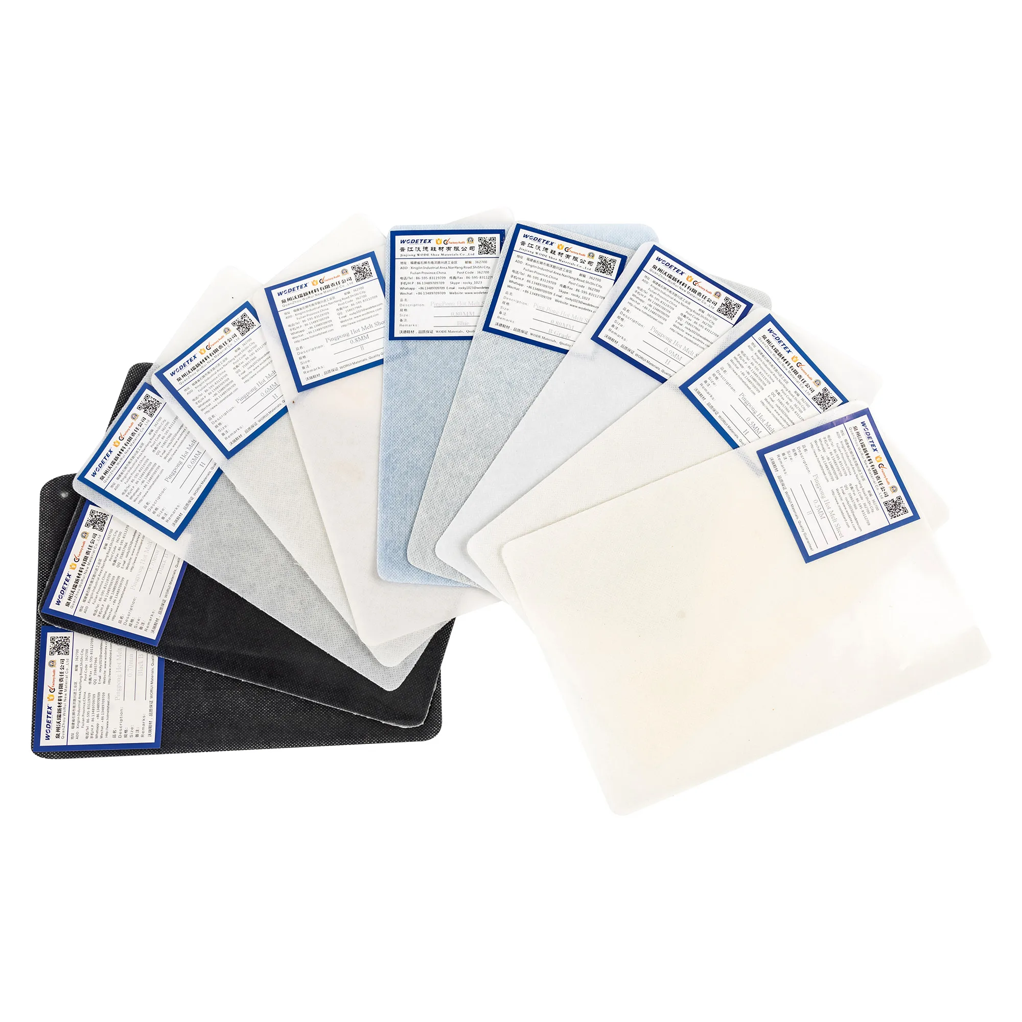 Sport Shoes Upper Lining Pingpong Hot Melt Adhesive Shoes Materials Pingpong Sheet