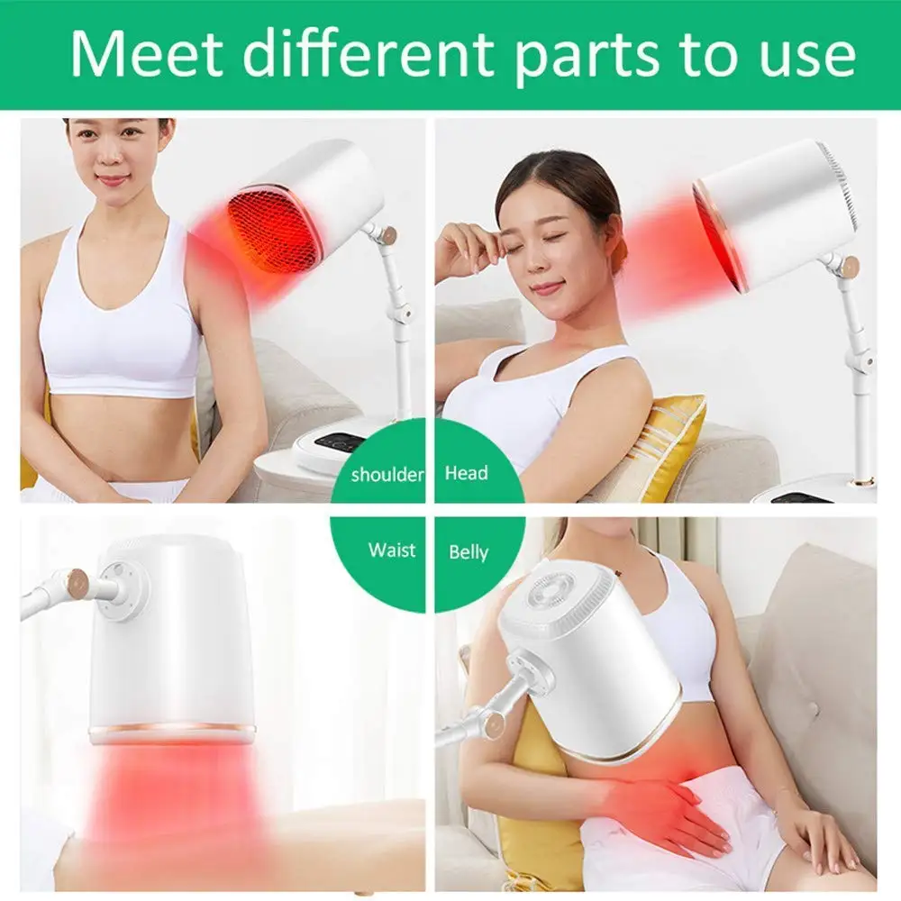 Leawell Infrared lamp for Pain Relief, 150W. Desktop Infrared Heat Lamp Infrared Light Thepary Device