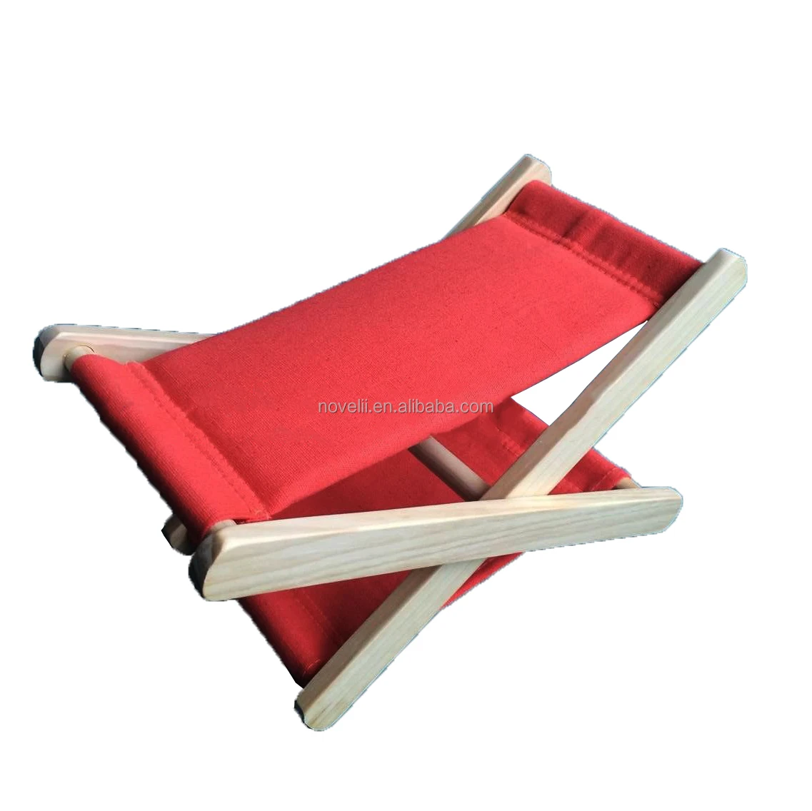 Folding camping pillow wooden beach headrest portable chair headrest