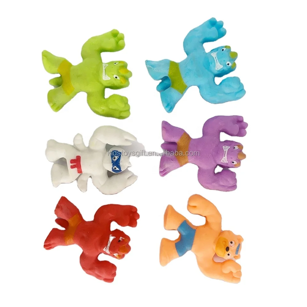 Wholesale  Plastic cheaper soft  Surprise fidget  Monster Flex Stretchy capsule Toys For Boys and Girls