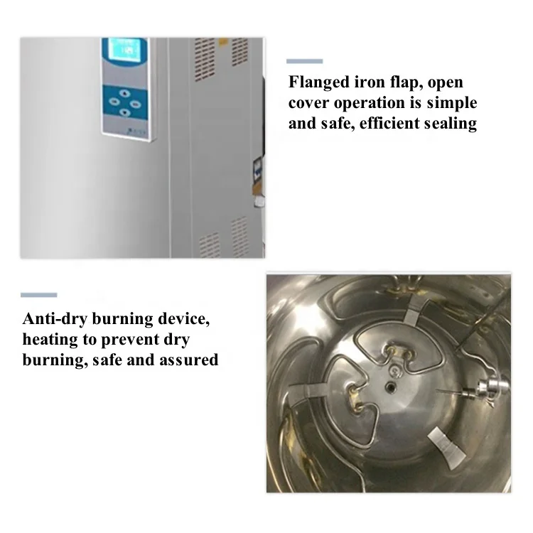 portable 250 l 9 liters retort pouch dentistry autoclave pressure steam indicator strips machine treatment