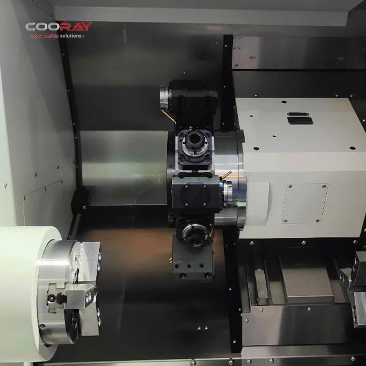 CRL200MYC Конструкция Mazak вращающаяся револьверная головка наклонная станина задняя бабка встроенная ось Y обрабатывающий