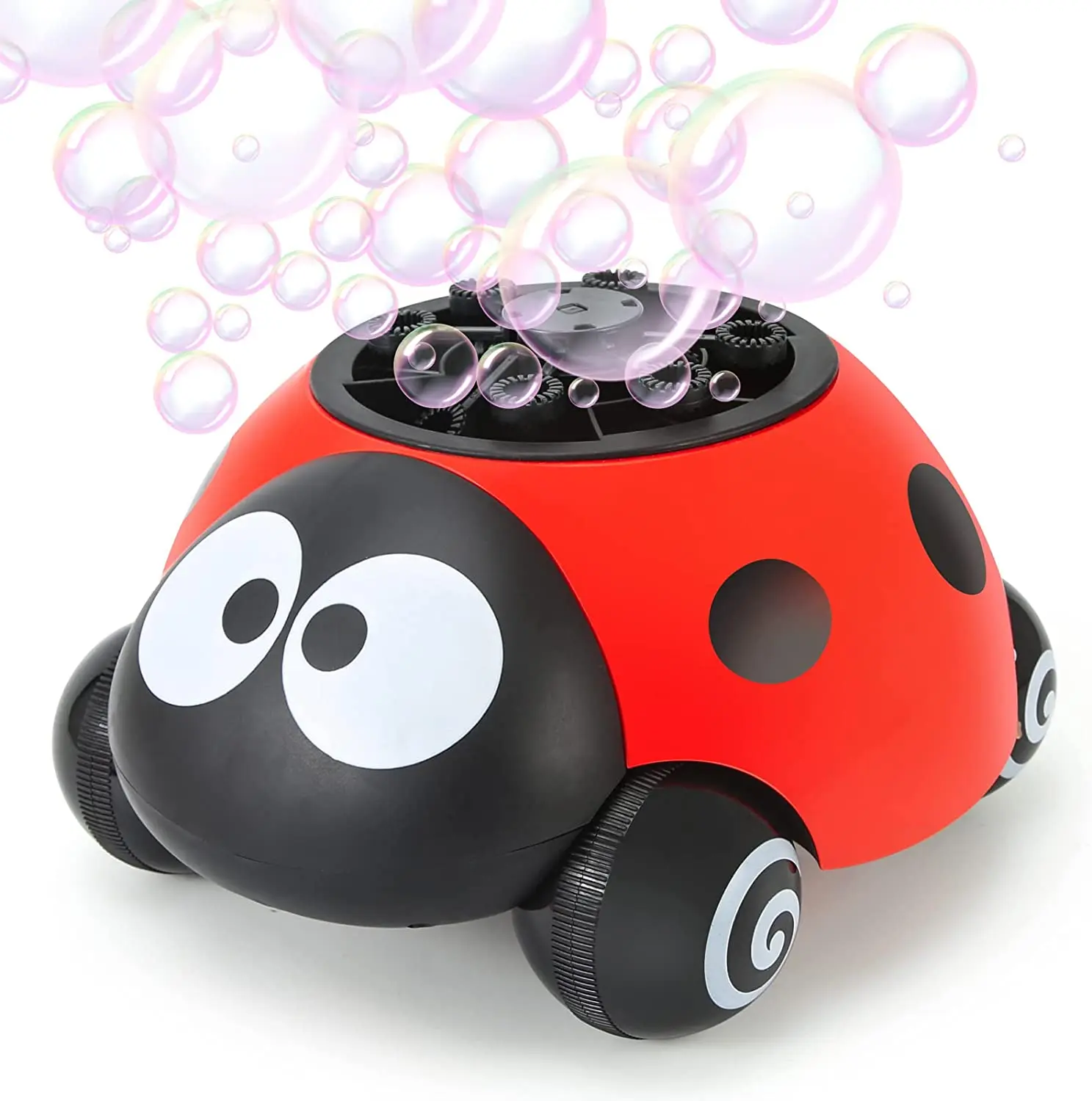 Bubble Machine, Automatic Ladybug Bubble Maker with  Solutions, Bubble  Blower Toy Fun Outdoor Indoor Toys for kids