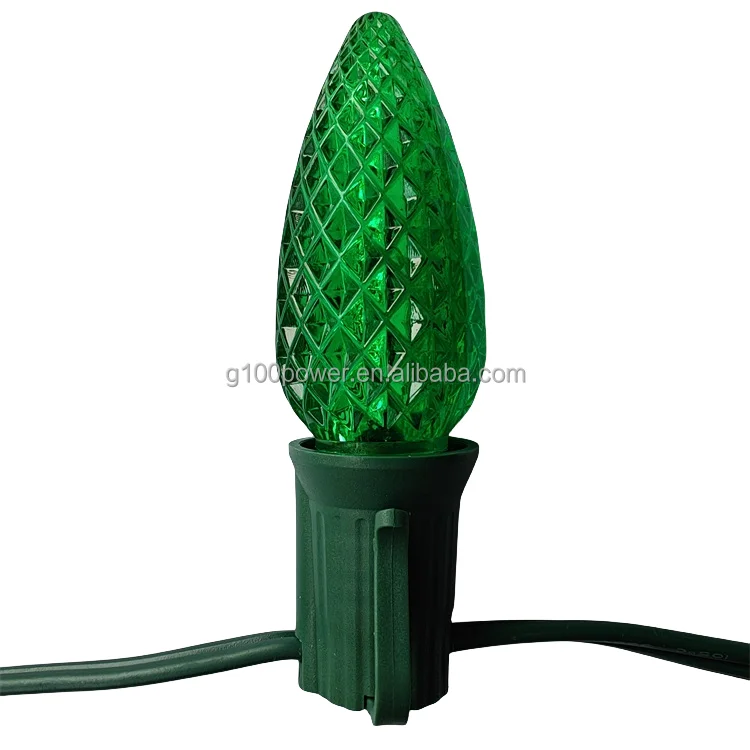 Top Quality Retrofit SMD LED C9 Christmas Light Bulb Warm White Outdoor Commercial Holiday Lighting