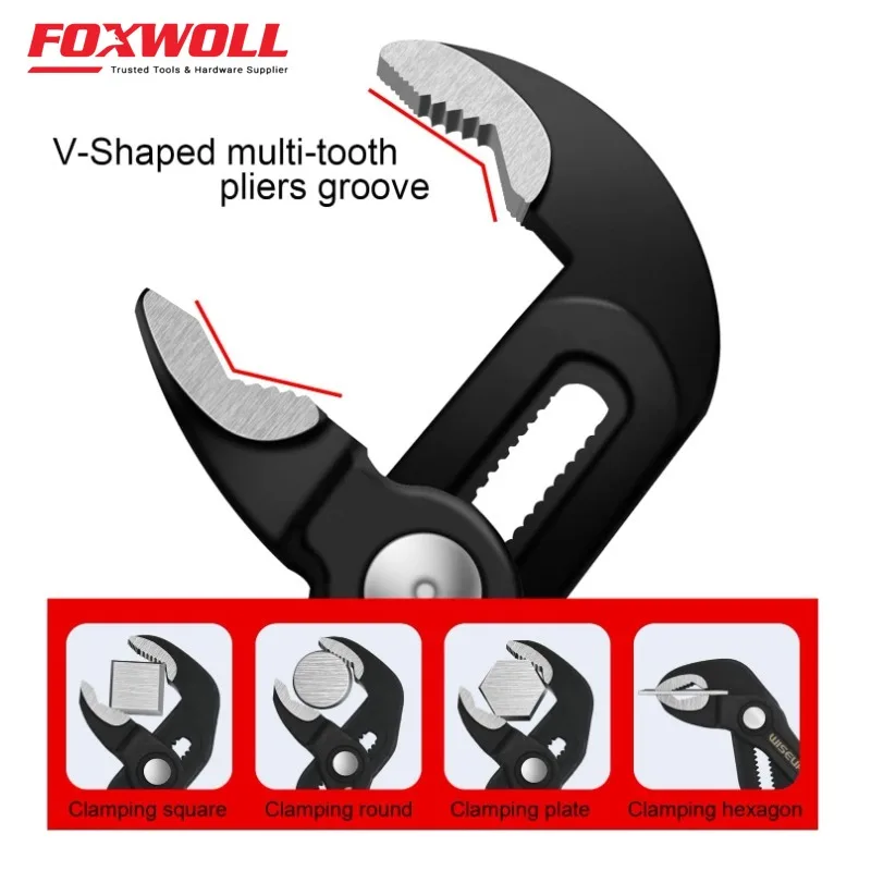 Adjustment Water Pump Pliers with Push Button