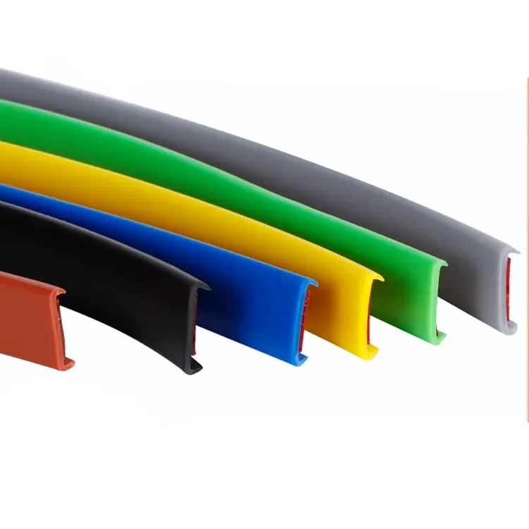 Rubber u edge band PVC TPE flexible self adhesive edge banding tape rubber edge banding for furniture