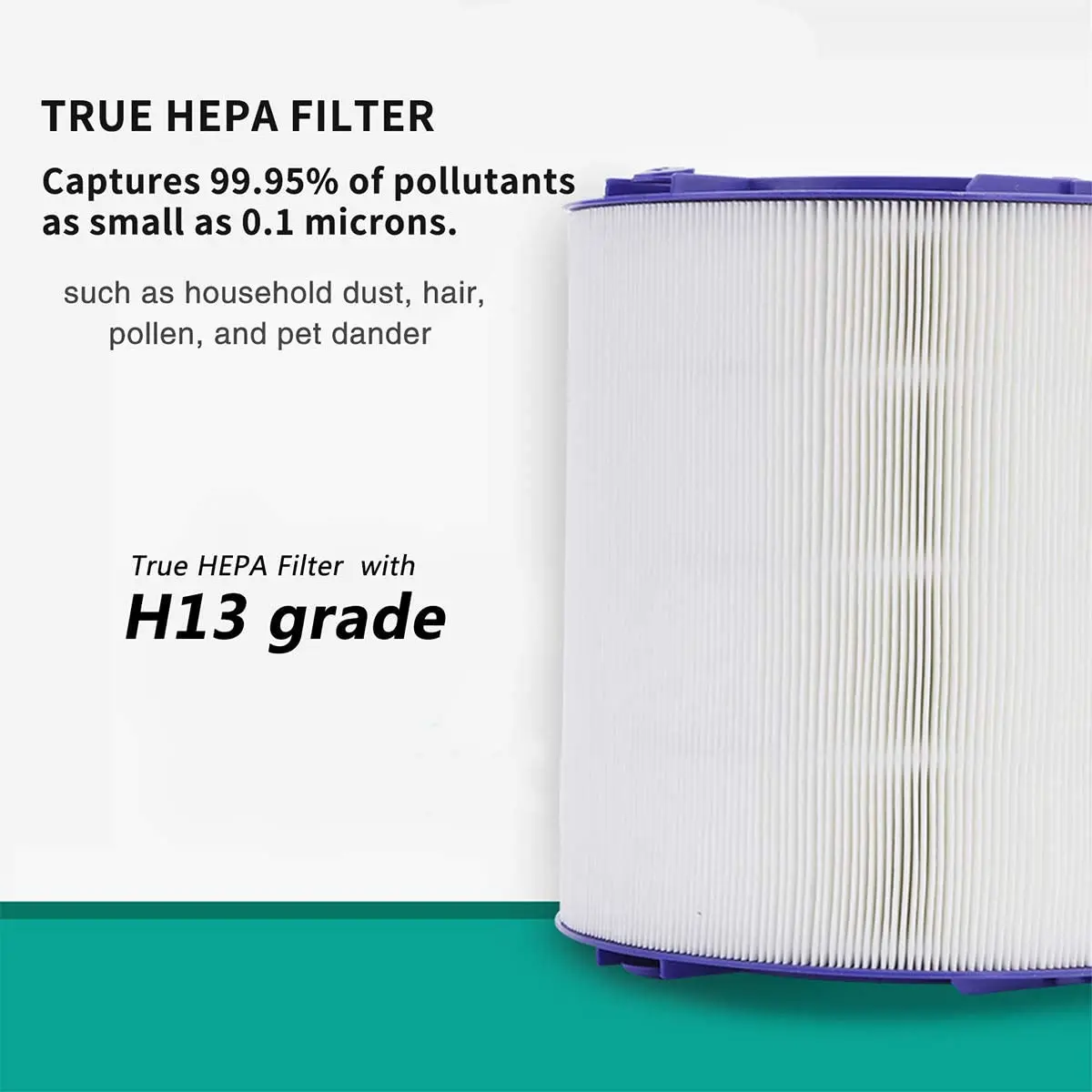Air Purifier Parts Activated Carbon Cartridge Air HEPA Filter Replacement for Dysons TP06 HP06 PH01 PH02