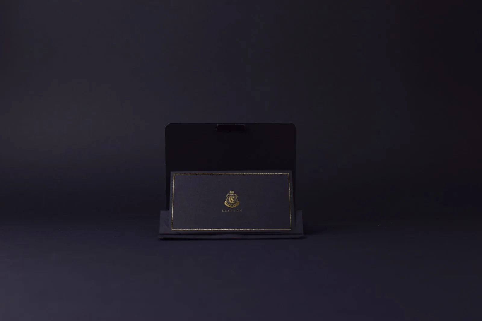 Sobres Black Small Gift Card Hotel Key ID Card Holder Mini Paper Envelope VIP Credit Card Custom Logo Foldable Envelope Boxes