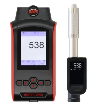 Portable Hardness Tester manufacturer HARTIP2500 with big color display ,+/-2 HLD, auto impact direction