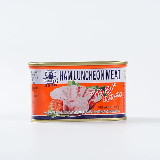 Дешевый изысканный консервированный обед для ветчины, мясо, удобное питание, небольшая емкость, оптовая продажа