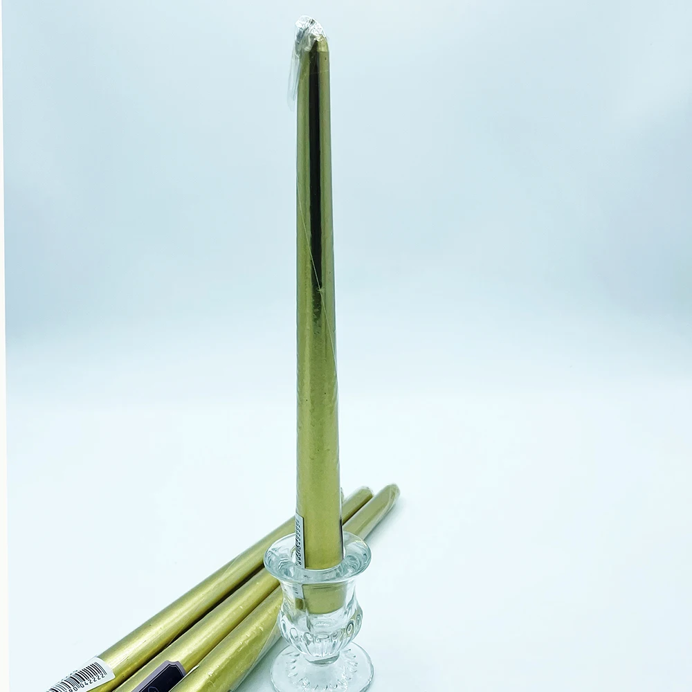 Wholesale Christmas10 Inch Unscented Taper Candles Paraffin Wax candle for home decor wedding dinner table decor