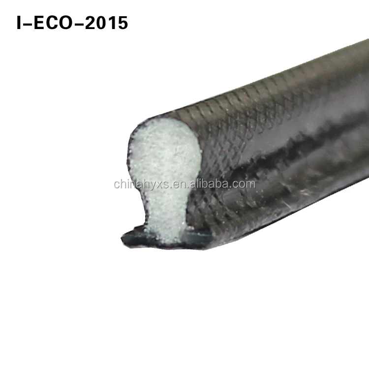 IECO Pu Foam Clad Type Window Sealing Strip Weatherproof Adhesive Backed Pu Foam Seal Strip