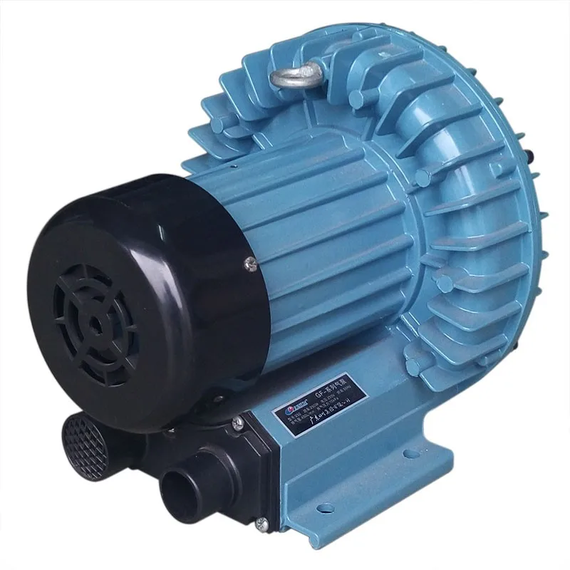 RESUN GF-180C High Pressure Electric Turbo Air Blower Aquarium Seafood Air Compressor Koi Pond Air Aerator Pump