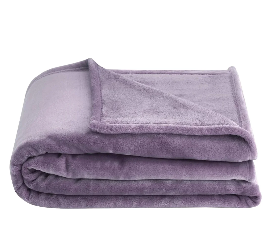 Best selling super soft comfortable king size bed blanket flannel fleece blanket for winter