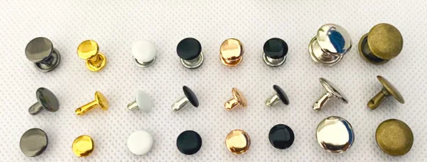 Cheap 8Mm Copper Rivets Mushroom Shape Double For Clothes Garment Metal Studs Bags
