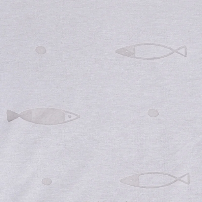 Cheap Custom Logo Thin Styled Burn-out Shirt Baby Cotton Fabric for