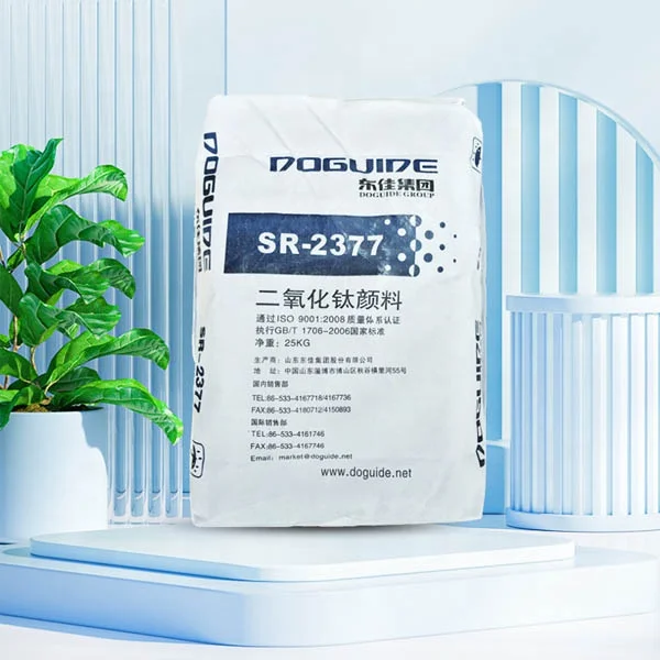 CAS 13463-67-7 Doguide TiO2 2377 цена белый порошок промышленный пигмент рутил диоксид титана SR2377 для латексной краски