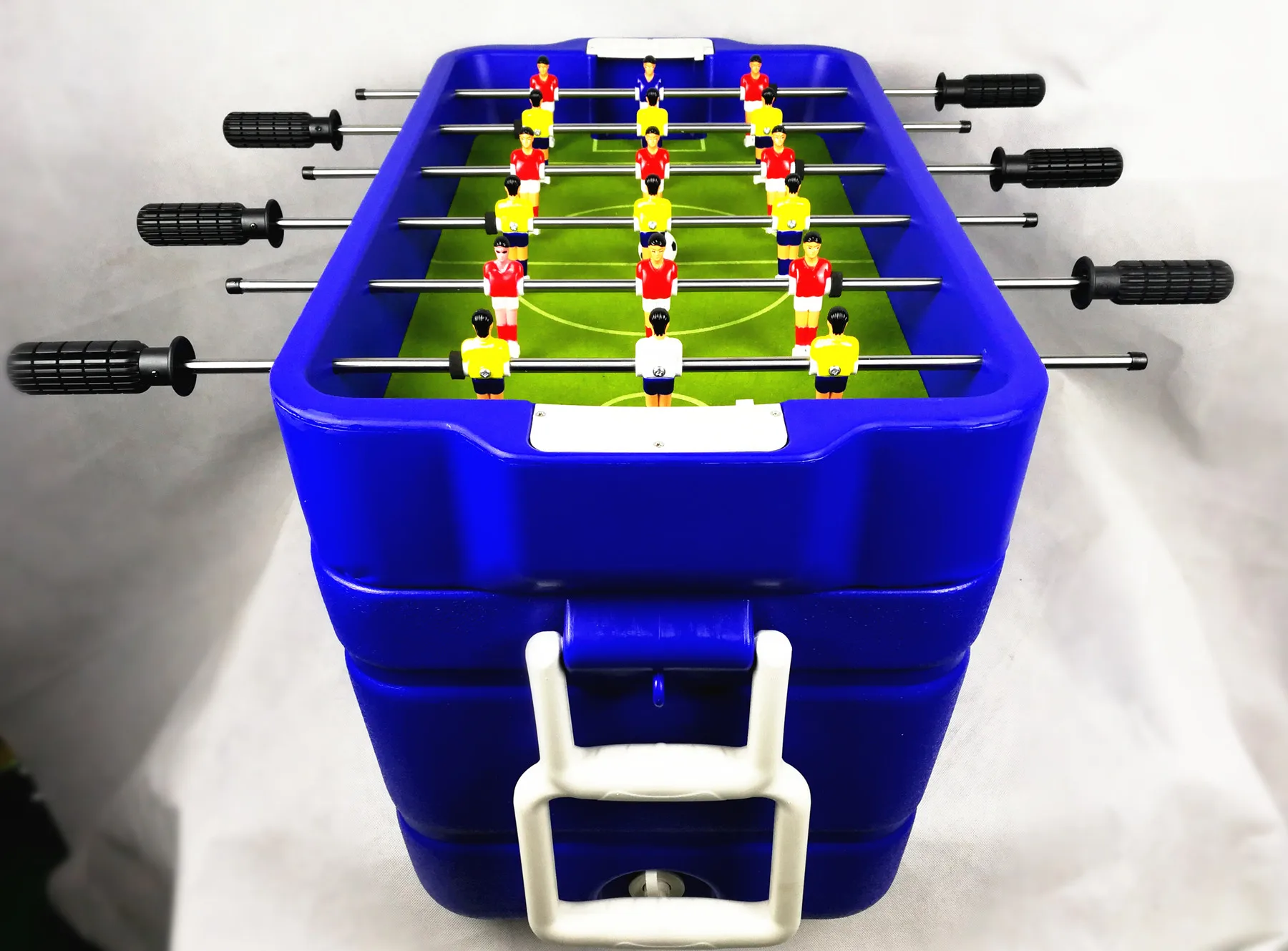 TENGRUI foosball game plastic Cooler box with foosball table gaming cooler, juego de futbol
