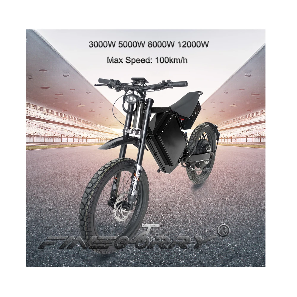 72v 3000W 5000W 8000W 12000W  100km/h buy youth electric dirt bike 59 mph with CE FCC Rohs EU and US warehouse