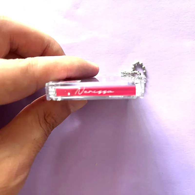 Wholesale custom NFC cd keychain, customize your own business card logo and company website link