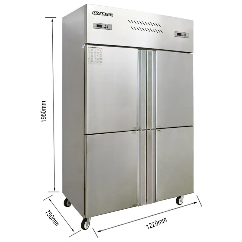 Коммерческий гостиничной индустрии 4 двери холодильника и глубокие морозильные аппараты