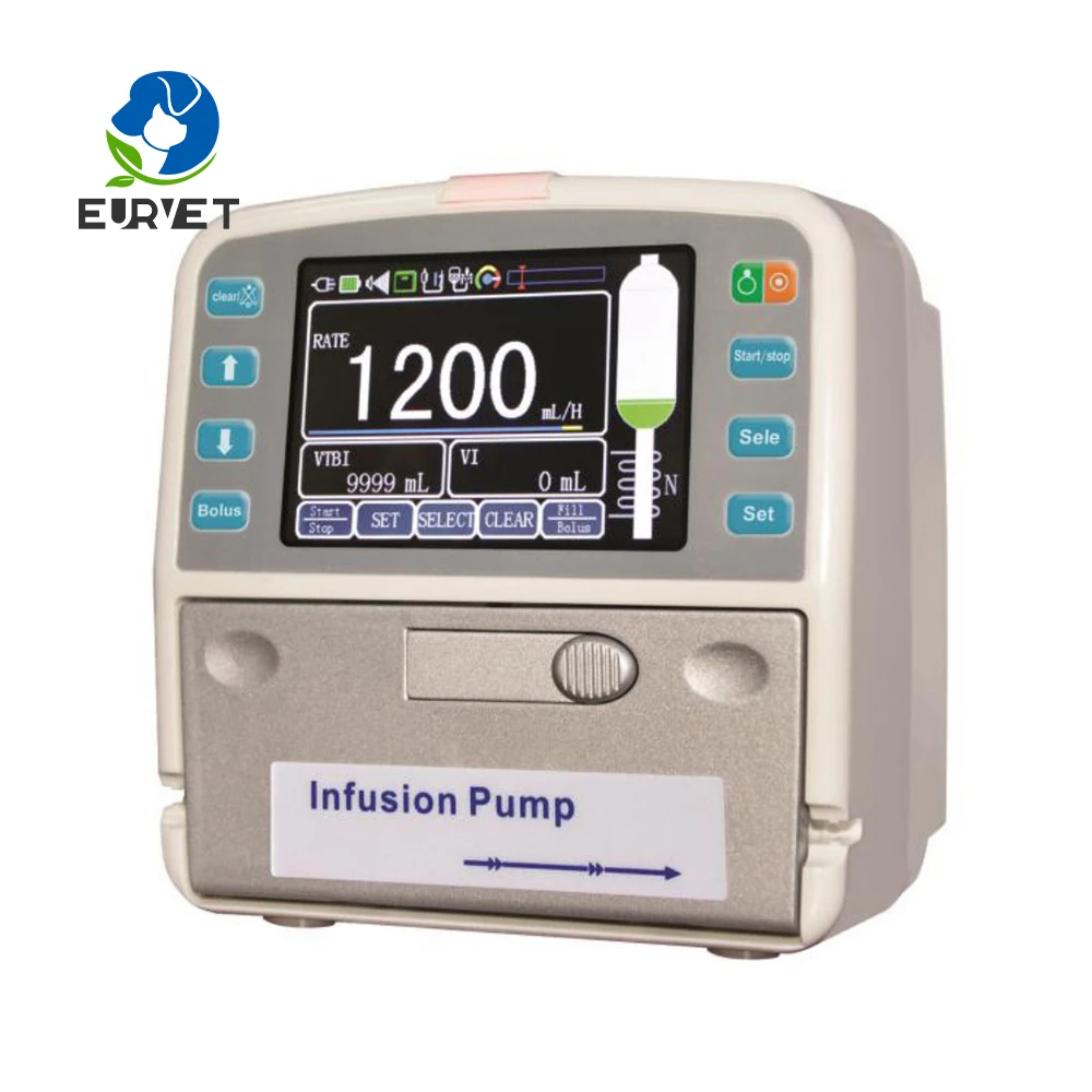EUR PET Best Selling Medical Syringe Pump Electronic Syringe Pump For Clinic With Ce Certification Rechargeable Syringe Pump