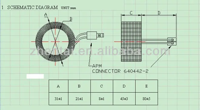 Zentar CT822 Current Transformer ct 6~15H 60Hz 2.5V AC Current Sensor Customizable