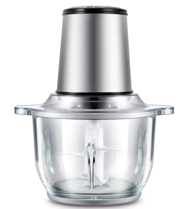 
Hot selling food processor food vegetable meat chopper with 2.0 liter Glass jar meat grinder 