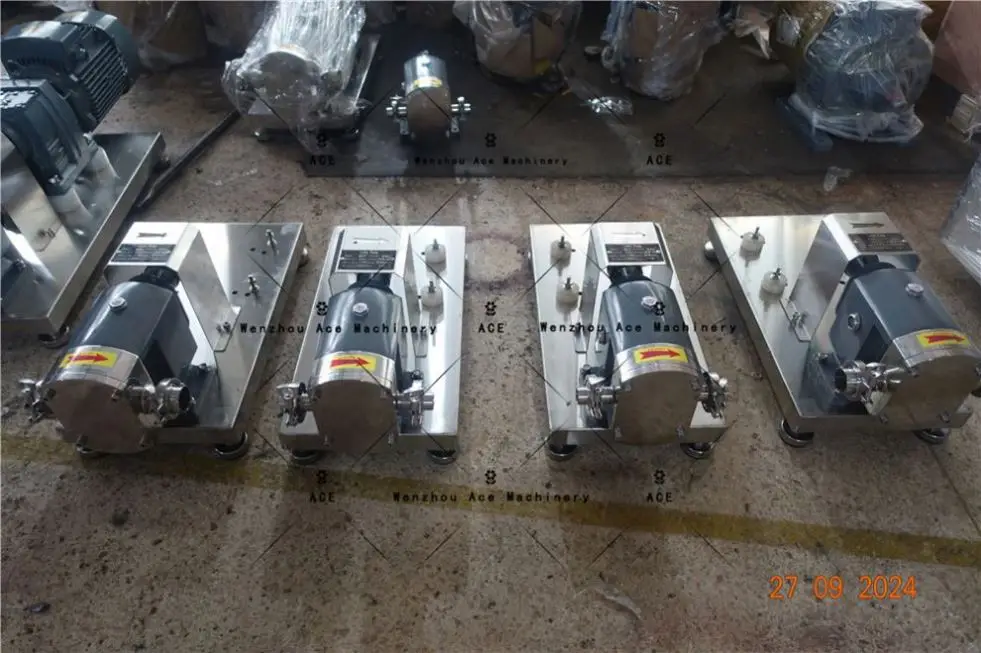 Sanitary Inline Emulsify Mixer Pump High Shear Homogenizer Pump