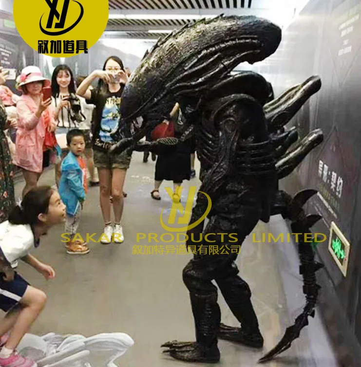 Оптовая продажа, интерактивный аниматронный костюм хищника в натуральную величину