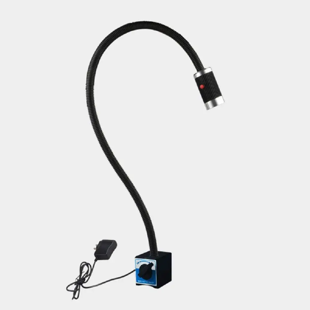 Machine Magnetic Light 6W 110-220V Led Work Light 500/800/1000mm Plus Long Gooseneck Flexible Adjustable Magnetic Base