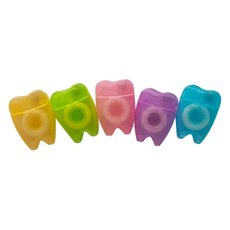 Natural mint flavor teeth shaped oral clean dental floss manufacturers