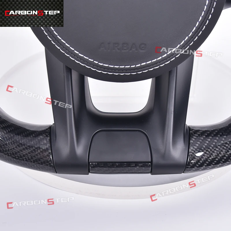 For Mercedes Benz W205 AMG W124 CLA C63s S550 C63 AMG GT SL500 G63 SLK R172 GLE63 W220 W166 E53 Carbon Fiber Steering Wheel