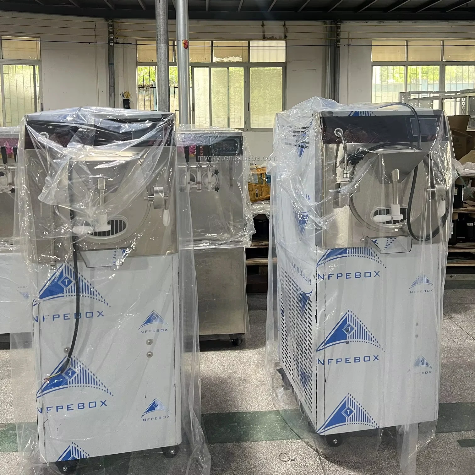 Mvckyi 25L//15L/12L Italian Hard Scoop Ice Cream Machine Batch Freezer Gelato Ice Cream Maker Acai bowl Machine For Coffee Shop