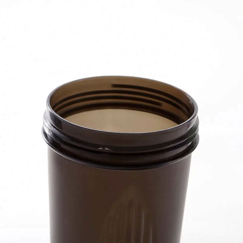 PP Plastic Blender  Mixing Ball Protein Cup Sports Plastic Glass Shaker Bottle