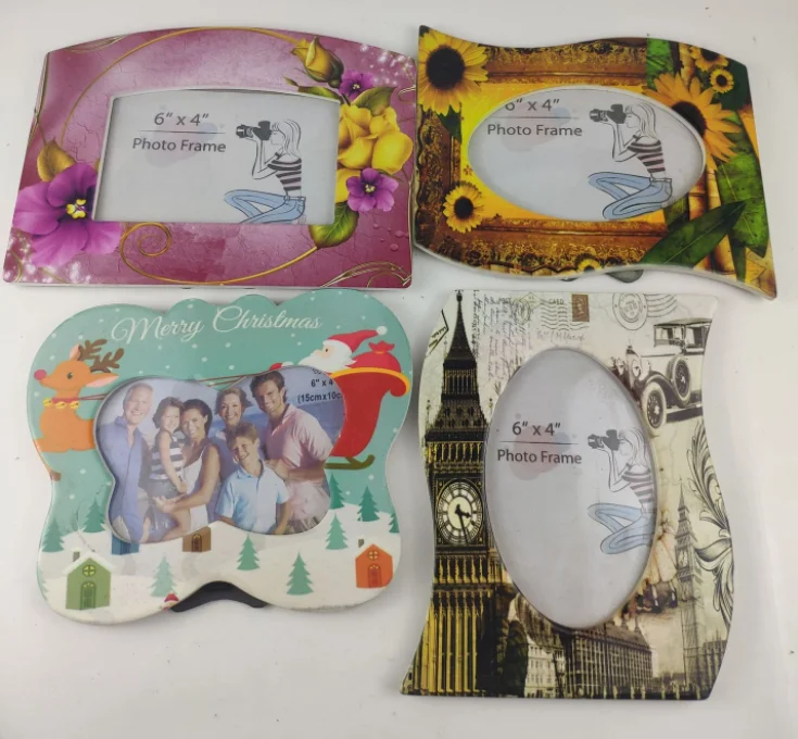 Wedding ceramic china photo frame moulding photo frame square