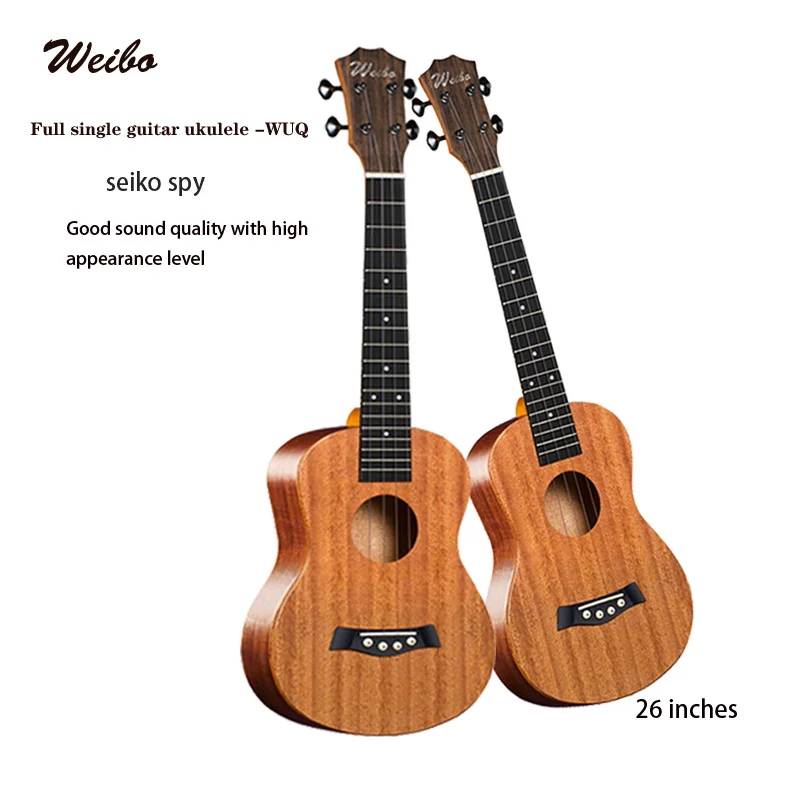 
Beginner training ukulele full single guitar on sale at a low price, wuq-26 inch guitar 