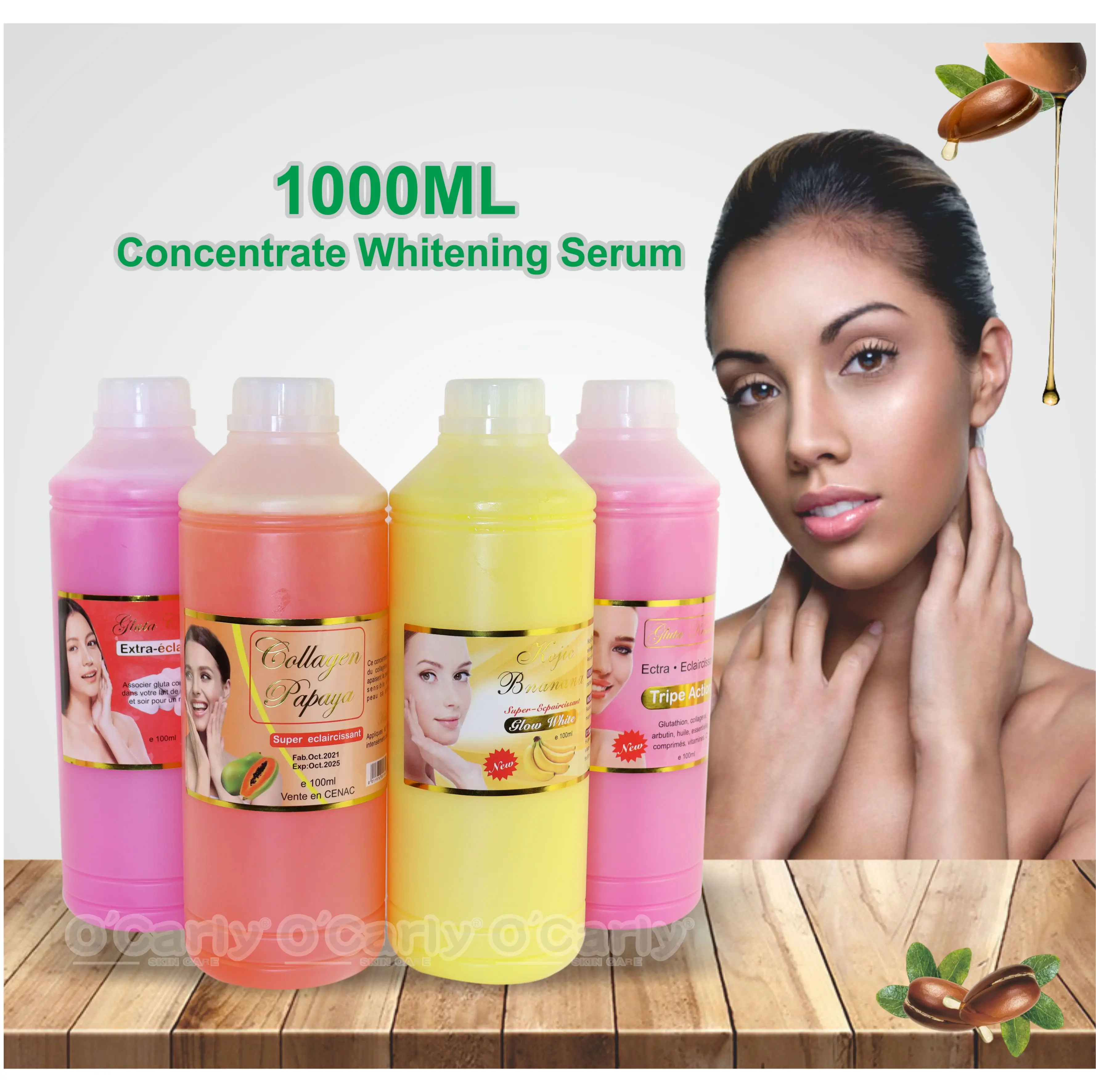 Best Whitening Own-Brand Face Serum Rich in vitamin C and collagen for dark skin Removing dark spots 1000ml Serum