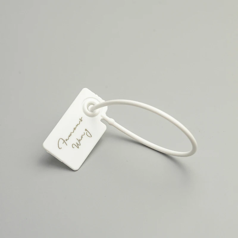 Tamper proof griptight fitness pull PP security sealed packing sealing lock label tag container plastic seal tag for shoes