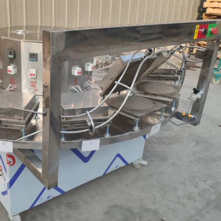 Industrial New Design Industrial Automatic Waffle Ice Cream Cone Maker Crispy Egg Roll Making Machine