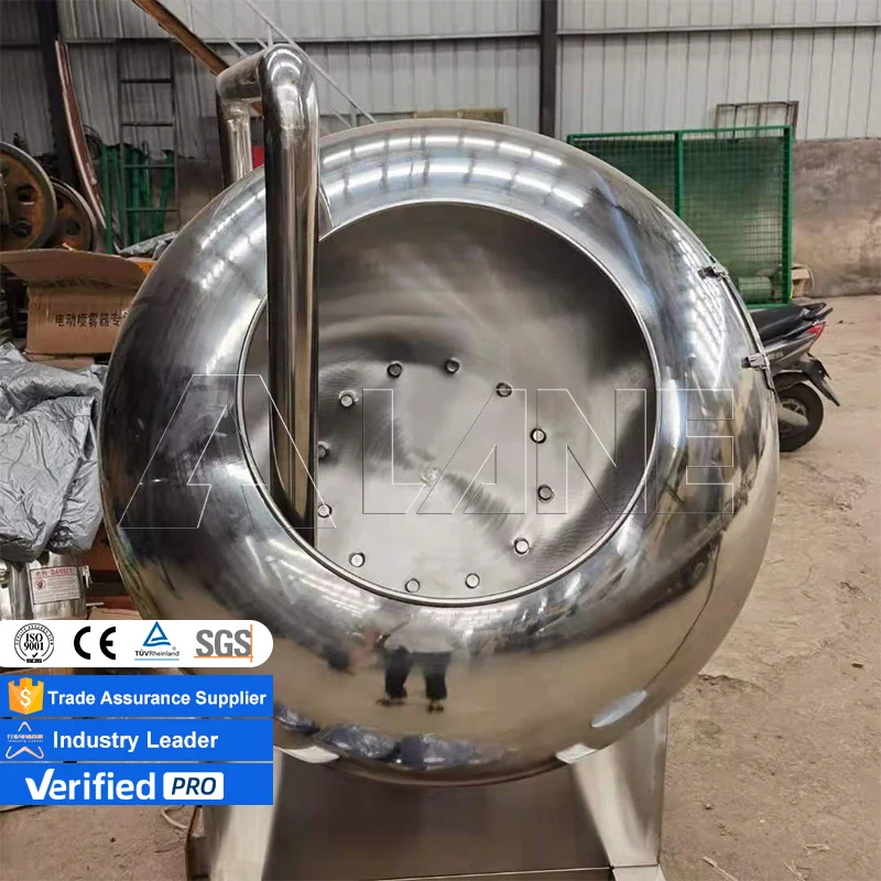 Large Capacity Npk Compound Organic Fertilizer Granules Rotary Coating Machine