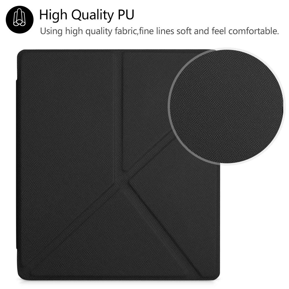 Origami ereader case with Auto Sleep/Wake Smart Magnetic closure Slim light weight case For Kindle oasis 3